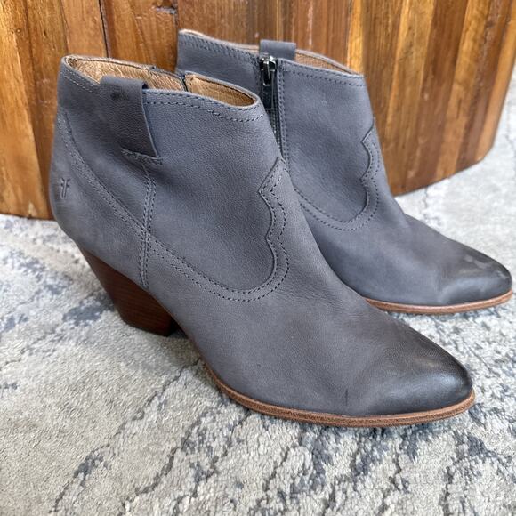 Frye | Shoes | Frye Womens Gray Reina Booties Size 9m | Poshmark